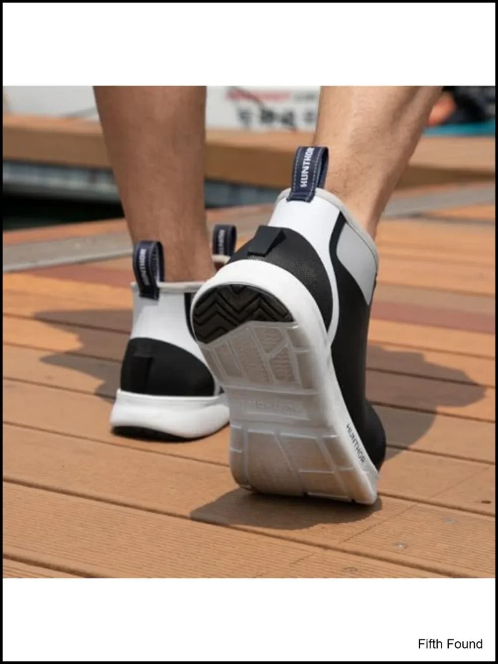 Anti-Slip Waterproof Rubber & Neoprene Deck Boots for Fishing Sailing Outdoors